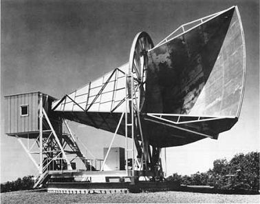 Radioteleskop v Holmdel, New Jersey